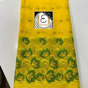 Laffaya Lace Fabric with Embroidery