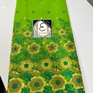 Laffaya Lace Fabric with Embroidery