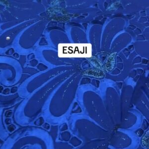 Blue voile Brode